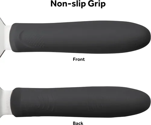 Vista 2 de Winco Espátula de plancha negra de 8" x 4" para hamburguesas