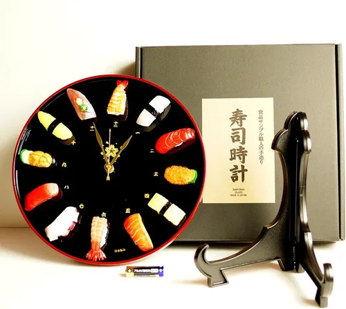 Vista 2 de flavorbox CL-27S - Reloj de sushi para visitantes extranjeros a Japón