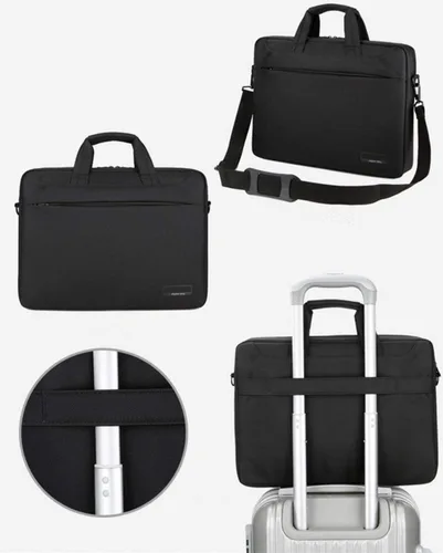 Vista 5 de Bolsa de transporte para monitor de dibujo con bandolera grande impermeable con guante de artista para Huion GT-156HD V2 Wacom Cintiq 16 DTK1660