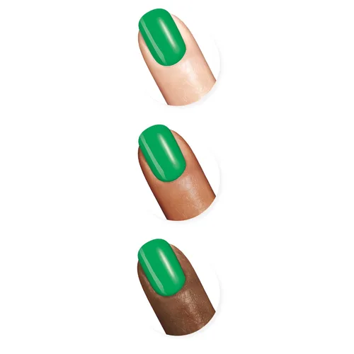 Vista 56 de Sally Hansen Xtreme Wear Esmalte de uñas sin rayas, acabado brillante, duradero, resistente a las astillas, transparente, color de uñas plateado 130