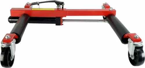 Vista 5 de (4) Herramientas de arrastre 12", rueda hidráulica Dolly, posicionamiento del vehículo, elevador con capacidad de 1500 lb
