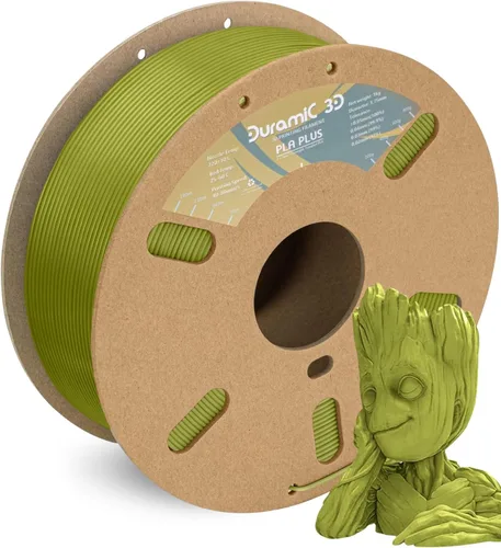 Vista 27 de DURAMIC 3D PLA Plus - Filamento de ácido poliláctico de 0.068 pulgadas para impresora 3D, color negro de 2.2 libras, 8 veces más resistente, carrete