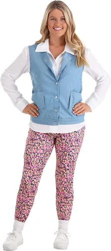 Vista 5 de Disfraz de Jennifer Parker de Regreso al Futuro para adultos Traje de fiesta de cosplay de personajes de película BTTF 80 para mujer