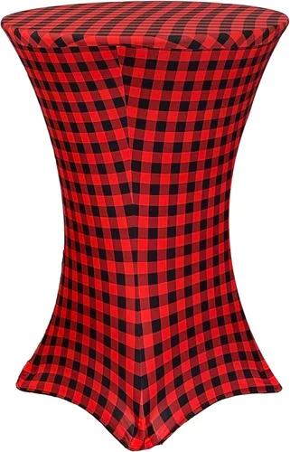 Vista 23 de Mantel de 30 pulgadas para mesa redonda, funda para mesa, Negro