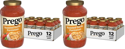 Vista 17 de Prego Tomate grueso con salsa de pasta de ajo y cebolla, tarro de 24 onzas
