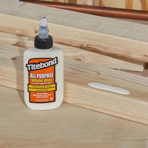 Vista 2 de Titebond pegamento multiusos blanco, para el hogar, taller, escuela y manualidades, versátil, se seca rápido y transparente, fácil de usar, limpieza