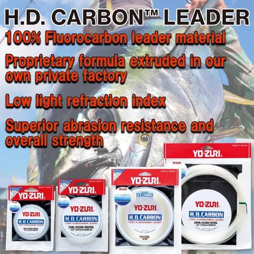 Vista 2 de Yo-Zuri H.D. Línea líder de fluorocarbono de 30 yardas Multi