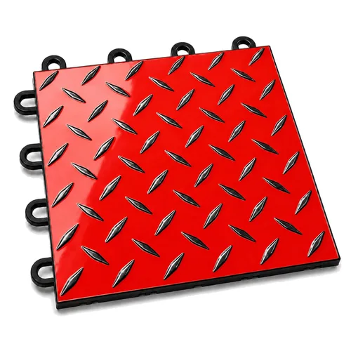 Vista 13 de Baldosas de piso entrelazadas Nitro Pro de 5/8" de grosor de FlooringInc, baldosas de piso de garaje para un garaje, taller, cobertizo o remolque