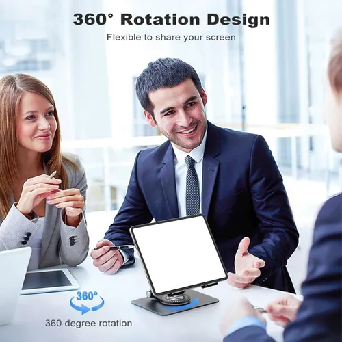 Vista 5 de Laptop Bracket Tablets Bracket Multifunctional Desktop Lazy Bracket 360 Degree Rotation Foldable Stand