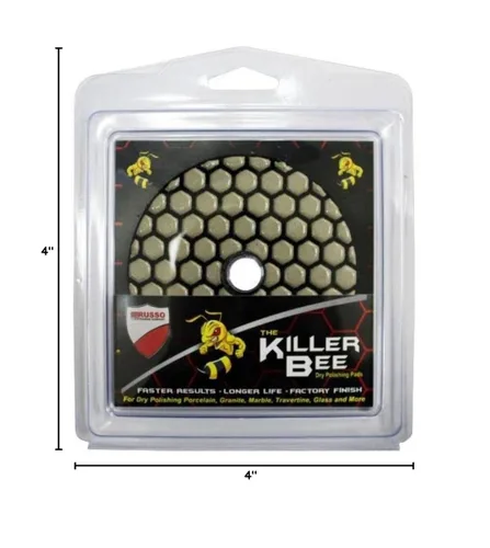 Vista 2 de Productos RTC Killer Bee Almohadillas de pulido de diamante húmedo/seco de 4 pulgadas (GP4DRY3000)