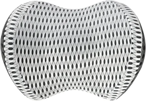Vista 4 de GREUS Almohada lumbar para asiento de coche, reposacabezas de malla transpirable, para el cuello, cojín de apoyo lumbar para asiento de coche, silla