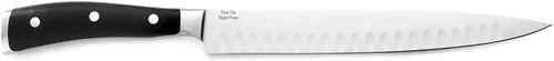 Vista 2 de Wusthof Classic Ikon - Cuchillo de trinchar de 9 pulgadas con borde hueco, grabado personalizado, personalizado