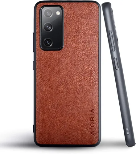 Vista 59 de AIORIA Para Samsung Galaxy Note 20 Case, 6.7 pulgadas Premium PU Leather Cover Retro Business Design Funda protectora completa para Samsung Note 20