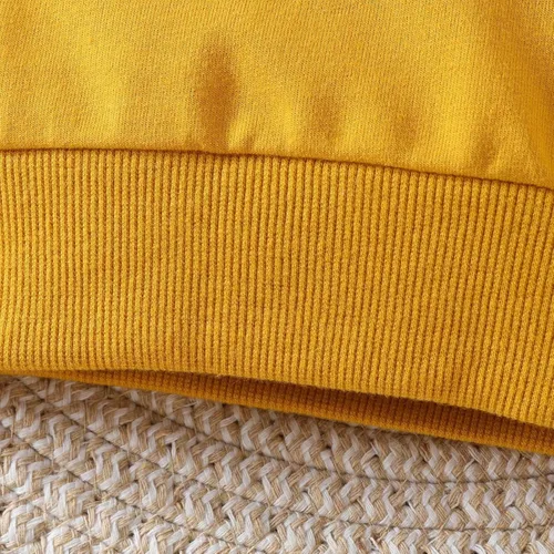 Vista 3 de Sudadera de manga larga con estampado de dibujos animados para niños y niñas