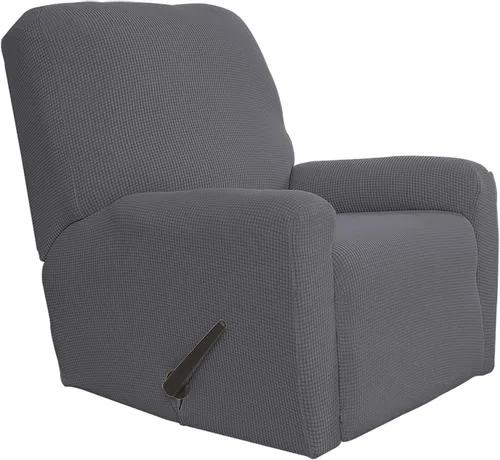 Vista 96 de Easy-Going Funda Elástica para Sofá Reclinable Cobertor de Sofá 4 Piezas Protector de Muebles Sofá Suave con Fondo Elástico Poliéster Spandex Tela