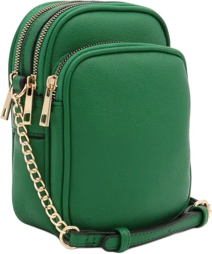 Vista 28 de Bolso cruzado ocasional de múltiples bolsillos Negro
