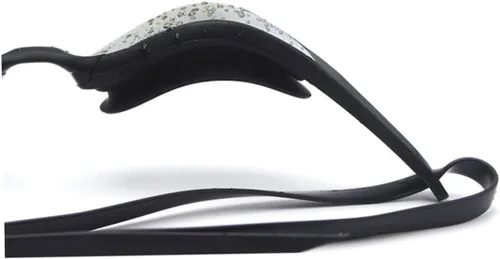 Vista 8 de VALICLUD Gafas de natación profesionales, marco negro con revestimiento de espejo plateado, gafas de natación impermeables antivaho para adultos
