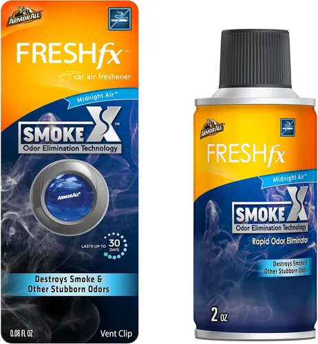 Vista 8 de Armor All Smoke X - Ambientador para automóvil, 2 onzas, paquete de 2, purificador de coche