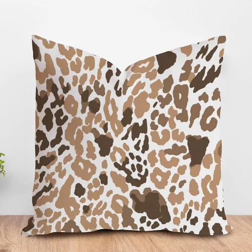 Vista 46 de ArogGeld Funda de almohada para sofá, guepardo y leopardo, estampado de leopardo, funda de cojín decorativa de granja para sala de estar