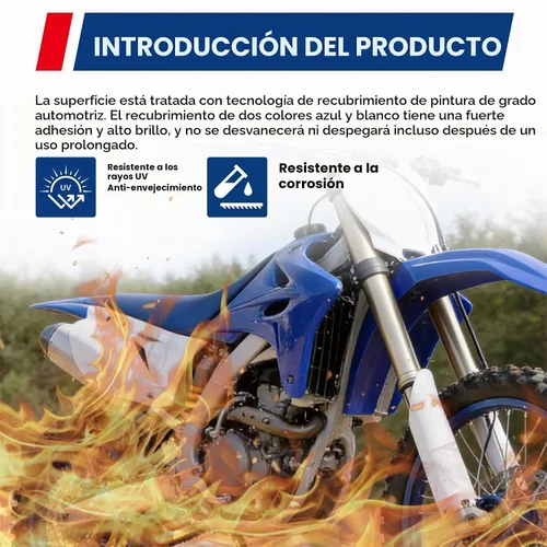 Vista 4 de Kit de carenado de cubierta lateral de guardabarros de plástico ABS para Yamaha TTR 50 TTR50 2006-2021