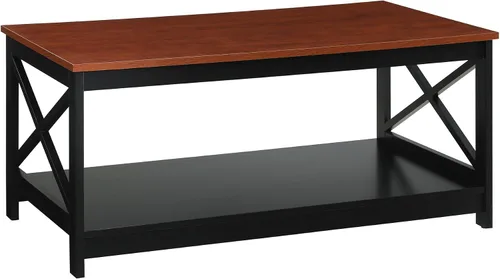 Vista 11 de Convenience Concepts – Mesa de café Oxford, Madera, Negro