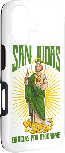 Vista 3 de San Judas Tadeo Gracias por ayudarme - Carcasa para iPhone 17