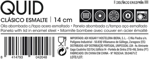 Vista 3 de Quid Classique-faitout con tapa curva, 5.5 in