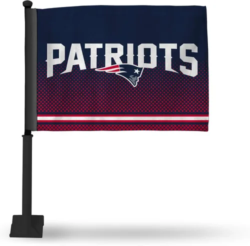 Vista 64 de Rico Industries NFL - Bandera de coche de doble cara, accesorio para coche