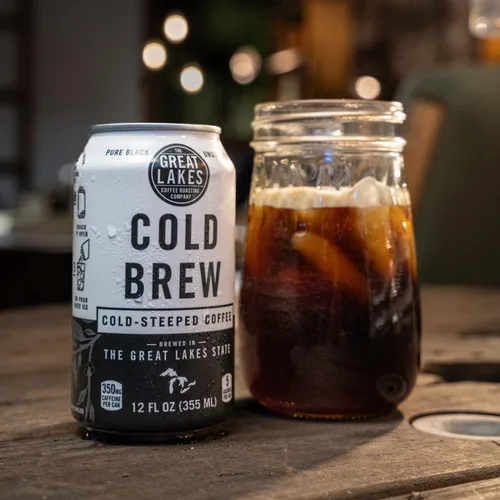 Vista 4 de Café frío Great Lakes, latas de 12 onzas, paquete de 12