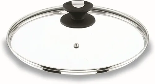 Vista 5 de Lacor -71914-TAPA DE CRISTAL con Orificio VAPOR 14 CM