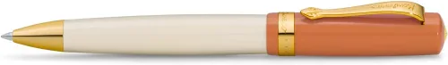 Vista 21 de Kaweco STUDENT 20's Jazz Bolígrafo I Business Bolígrafo de acrílico de alta calidad en marrón y crema I Elegante bolígrafo con caja de regalo