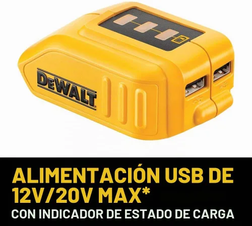 Vista 7 de Fuente de alimentación USB DEWALT DCB090 12 V/20 V Máx.