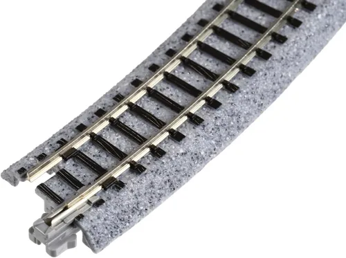 Vista 3 de Kato USA Model Train Products Unitrack, 12.402 in (12 3/8") Radius 15 grados Curve Track (4 piezas)