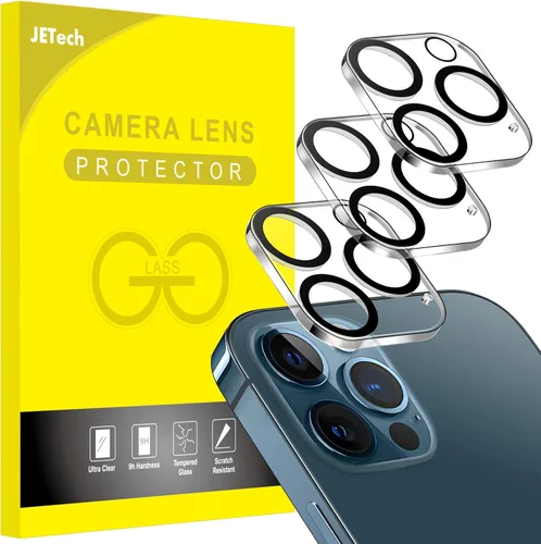 Vista 10 de JETech Protector de lente de cámara para iPhone 11 Pro Max de 6.5 pulgadas y iPhone 11 Pro de 5.8 pulgadas, vidrio templado 9H, transparente HD