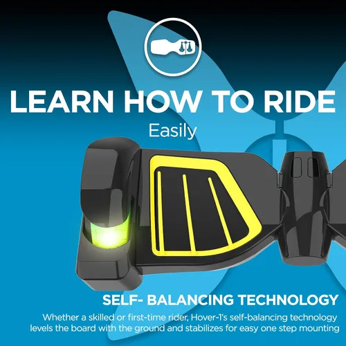 Vista 2 de Hover-1 Ranger + Scooter eléctrico de autoequilibrio - Velocidad máxima de 9 MPH, rango de 9 millas, batería de iones de litio de larga duración