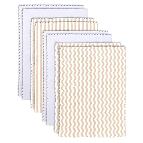 Vista 10 de Paquete de 8 paños para eructos súper suaves para bebé, paños para bebé, ultra absorbentes, grandes, para recién nacidos, para niños y niñas, trapos