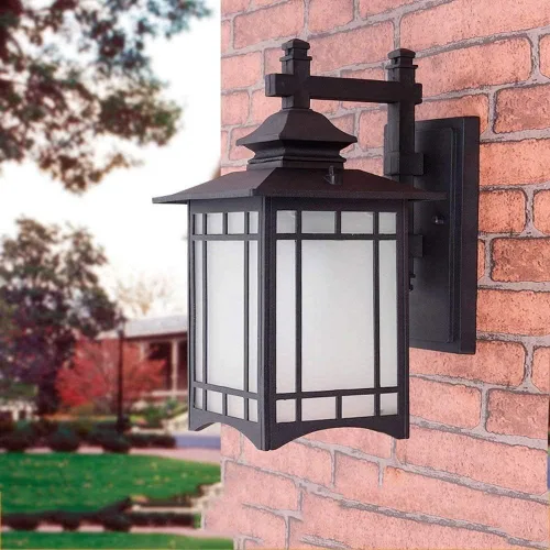 Vista 4 de Lámpara de pared cuadrada europea al aire libre impermeable anticorrosión lámpara de pared lámpara de pared de aluminio al aire libre lámpara
