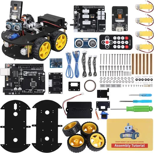 Vista 2 de ELEGOO UNO R3 Project Smart Robot Car Kit V4 & ELEGOO Tumbller Self-Balancing Robot Car Kit Compatible con Arduino