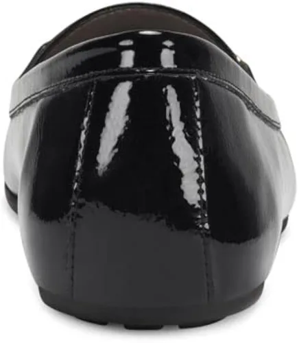 Vista 8 de Aerosoles Mocasines Day Drive para mujer, color negro, talla 8 de ancho, Charol negro