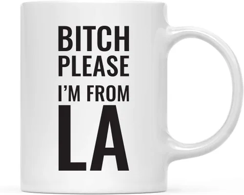 Vista 72 de Andaz Press Taza de café de 11 onzas, regalo de broma, Bitch Please I'm from Alabama, paquete de 1, incluye caja de regalo, divertidas ideas