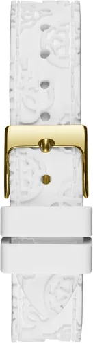 Vista 3 de GUESS US Womens White Silicone Multifunction Watch one