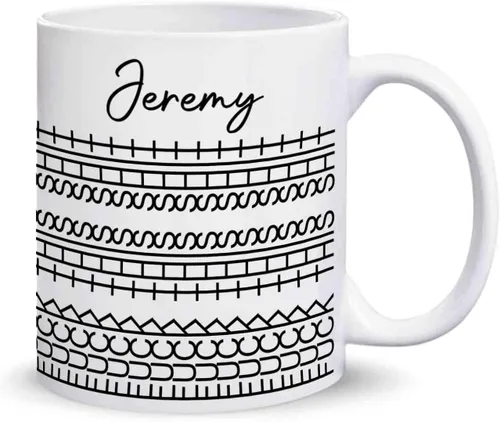 Vista 21 de Fifty & Fabulous - Taza de regalo para mujer/hombre, tazas personalizadas con nombre, regalos personalizados de 50 cumpleaños