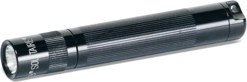 Vista 5 de Maglite Solitaire linterna incandescente, usa 1 pila AAA, se presenta en una caja plateada
