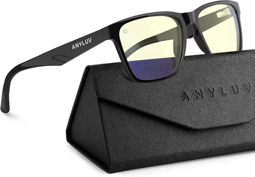 Vista 10 de ANYLUV Blue Light Glasses for Women & Men, Stylish Blue Light Blocking Glasses, Eyes Protection & Anti Eyestrain Eyewear