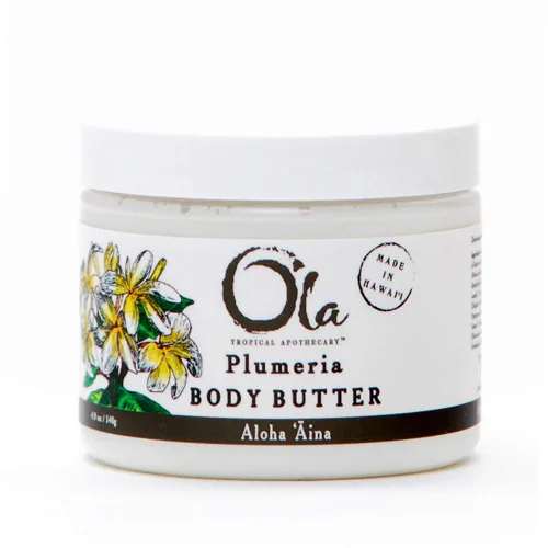 Vista 6 de Mantequilla corporal de coco Ola con aceites tropicales puros y extractos de plantas - 2.1 oz