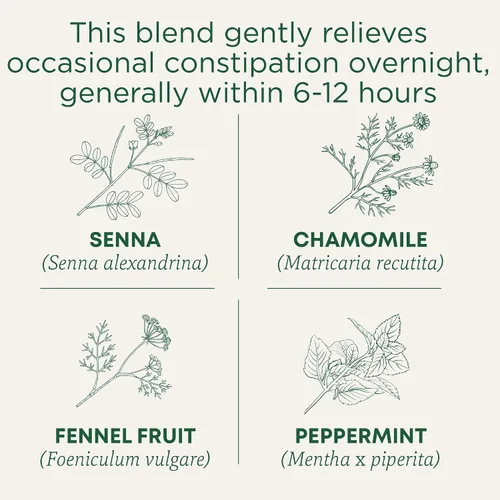 Vista 3 de Traditional Medicinals Té, manzanilla orgánica de movimiento suave, alivia el estreñimiento ocasional, Senna, 16 bolsas de té