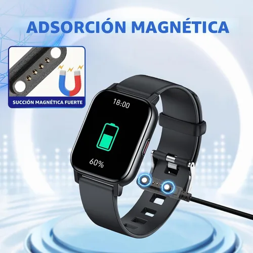 Vista 3 de Cable cargador de reloj inteligente, accesorios magnéticos universales para SmartWatch, cable de carga de 4 pines, espacio entre pines de contacto
