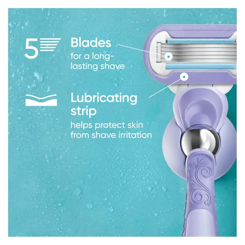 Vista 2 de Gillette Venus Extra Smooth Swirl - Repuestos para cuchilla de afeitadora para mujer - 4