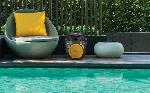 Vista 2 de Pure Acoustics MCP-75., negro y amarillo