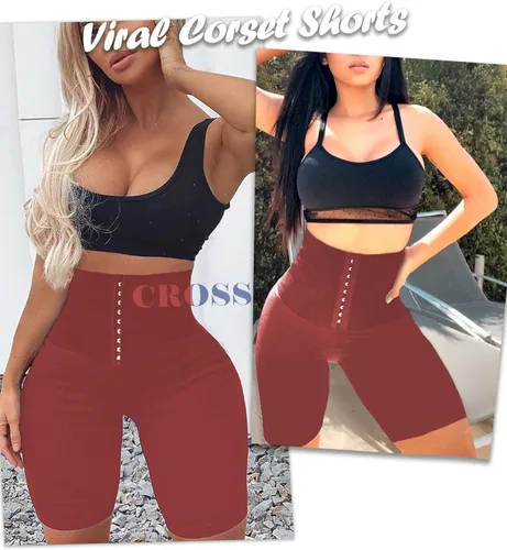 Vista 3 de CROSS1946 Leggings de entrenamiento de cintura para mujer, cintura alta, levantamiento de glúteos, pantalones de yoga con control de abdomen